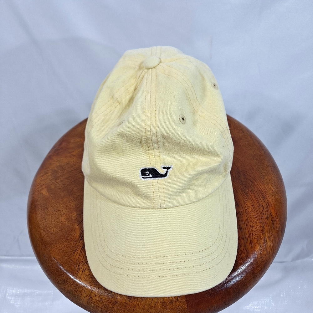 Vineyard Vines Yellow Cotton Baseball Hat